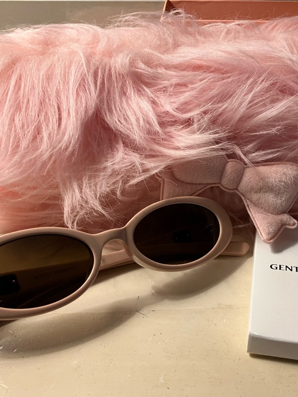 Gentle Monster x Jennie Jentle Salon Hush P7 Pink Brown, Authentic, With Tags